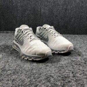Nike Air Max 2017 Mens 9.5 Gray Running Shoes Mesh Sneakers 849559-009